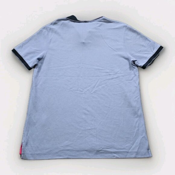 Psycho Bunny Polo Shirt Men 5 / M Lavender SS Logo Pique Edgy Preppy Cotton Bold - Picture 14 of 14